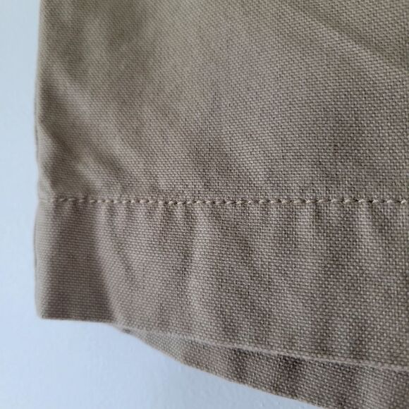 Banana Republic Factory Classic Tan Women's Pencil Skirt 100% Cotton Canvas 6 - Picture 4 of 10